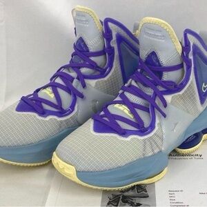 Nike: LeBron 19 GS "Easter" Basketball Shoes - Unisex Kids Size 5.5Y with COA